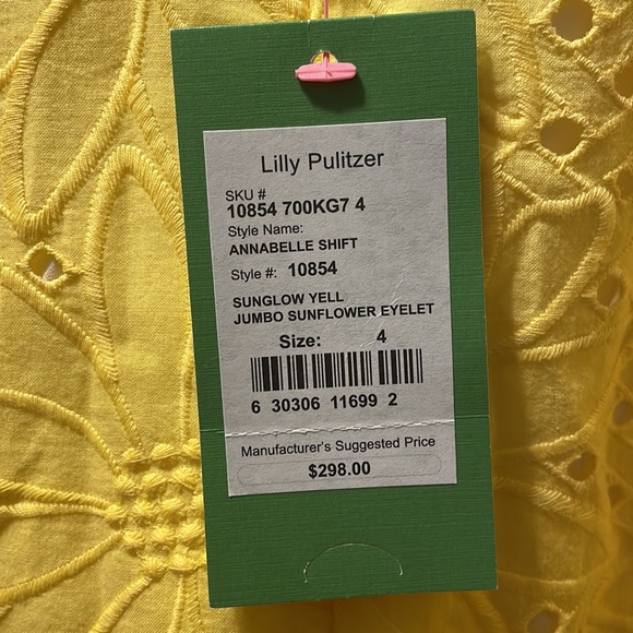 Lily Pulitzer sunshine yellow dress - Picture 3 of 3